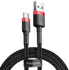 Baseus Cafule USB cable 2 m USB A USB C Black, Red