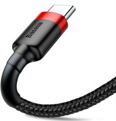 Baseus Cafule USB cable 2 m USB A USB C Black, Red-thumb-2