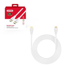 UNITEK HDMI 2.1 8K HDR Cable White 2 m