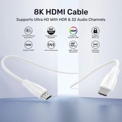 UNITEK HDMI 2.1 8K HDR Cable White 3M-thumb-2
