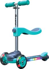 Razor - Rollie DLX 2-in-1 Convertible, light up deck - Teal - (20073645) / Toys