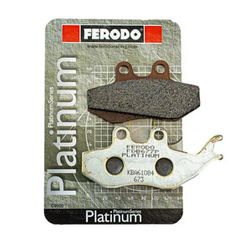 ΣΕΤ ΤΑΚΑΚΙΑ ΕΜΠΡΟΣ-ΠΙΣΩ FDB677 PLATINUM (GILERA-PIAGGIO-VESPA-MALAGUTI-PEUGEOT-YAMAHA) (FERODO)