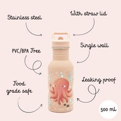 Sassi Παγούρι Ανοξείδωτου Ατσαλιού 500ml Slurpy the Octopus-thumb-1