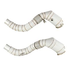 Downpipe FMC.Pro for BMW F15 F16 X5 50ix X6 50ix 4.0 4.4L N63B 2015- + catalyst + inconel heat shield