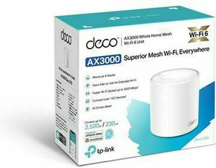 TP-LINK Deco X50 v1 WiFi Mesh Network Access Point Wi-Fi 6 Dual Band (2.4 & 5GHz)