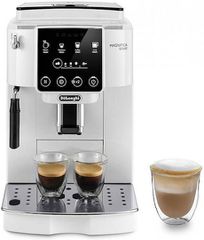 De'Longhi Magnifica Αυτόματη Μηχανή Espresso 1450W Πίεσης 15bar με Μύλο Άλεσης Λευκή