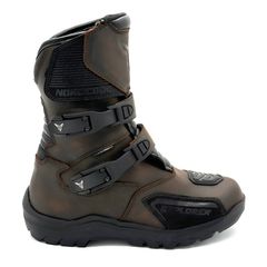 ΜΠΟΤΕΣ NORDCODE EXPLORE HIGH WP LEATHER BROWN ADVENTURE ΚΑΦΕ-thumb-2