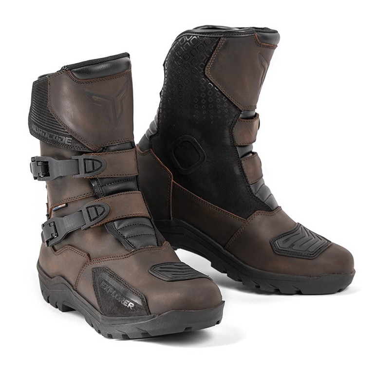 ΜΠΟΤΕΣ NORDCODE EXPLORE HIGH WP LEATHER BROWN ADVENTURE ΚΑΦΕ