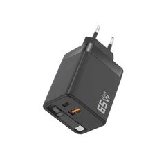 Αντάπτορας φόρτισης με καλώδιο Type-C & 2 θύρες USB-A & Type-C - Fast Charge - 65W - DS65 - 220718