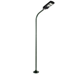 GLOBOSTAR® URBANO-280 GLB-000-0012 Μεταλλικός Γαλβανισμένος Στύλος Φωτισμού για Φωτοβολταϊκό Φωτιστικό Δρόμου Εξωτερικού Χώρου - RAL 6009 Κυπαρίσσι Ματ - Μ84 x Π25 x Υ280cm