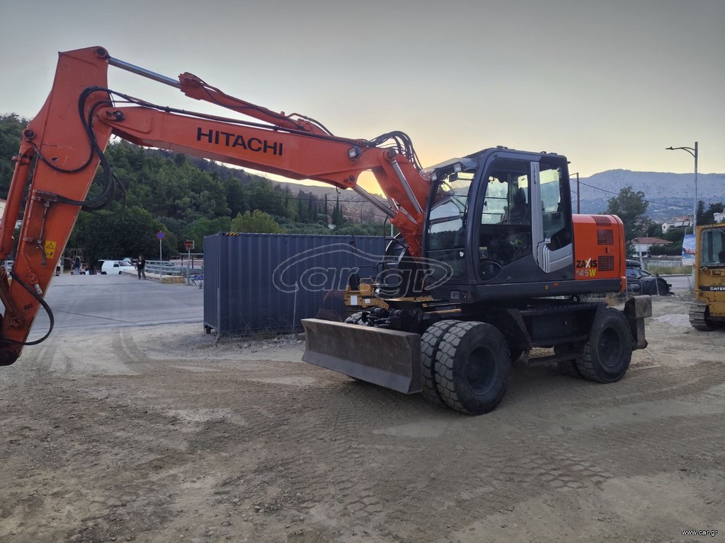 Εκσκαφέας Με Λάστιχα Hitachi 2012 ZX145W-3