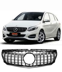 ΜΑΣΚΑ ΕΜΠΡΟΣ Mercedes B-Class (W246) Front Grille Chrome AMG GT Panamericana (2011-2014)