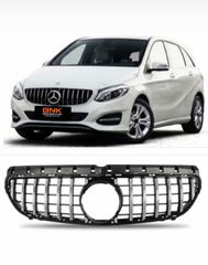 ΜΑΣΚΑ ΕΜΠΡΟΣ Mercedes B-Class (W246) (2015-2018) AMG GT Panamericana Front Grille Chrome