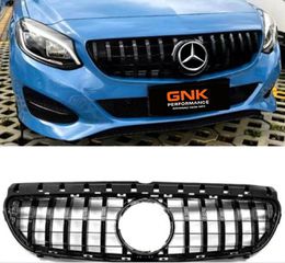 ΜΑΣΚΑ ΕΜΠΡΟΣ Mercedes B-Class (W246) (2015-2018) AMG GT Panamericana front grill piano black