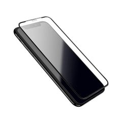 Tempered Glass Hoco 0.33mm Flash Attach Full Silk Screen HD για Apple iPhone X / XS / 11 Pro Μαύρο