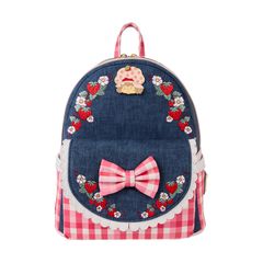 Loungefly: Strawberry Shortcake - Faux Denim Mini Backpack (SBSBK0010)