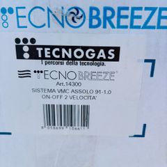 Techogas Assolo 91-1.0 σύστημα μηχανικού εξαερισμού