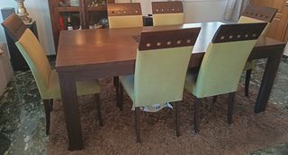 Τραπεζαρία με 6 καρέκλες-thumb-2