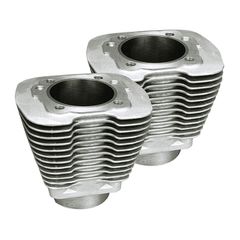 S, 3-5/8" big bore Evo cylinder set. Silver