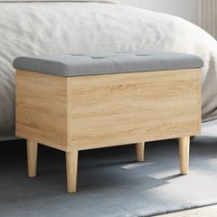 Παγκάκι Αποθήκευσης Sonoma Δρυς 62x42x46 εκ. Επεξεργασμένο Ξύλο 835070