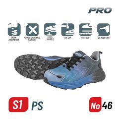 BORMANN Pro BPP8176 Παπούτσι Ασφαλείας S1PS ATLANTIC No 46