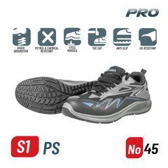 BORMANN Pro BPP8285 Παπούτσι Ασφαλείας S1PS PACIFIC No 45
