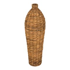 Βάζο Velout pakoworld από υάκινθο σε φυσική απόχρωση Φ18x57εκ