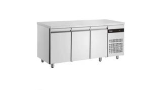 Ψυγείο πάγκος inox τρίπορτο INOMAK