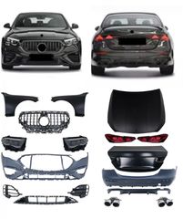 Complete Conversion Body Kit Mercedes E-Class W213 (2016-2019) to W214 2023 AMG Design