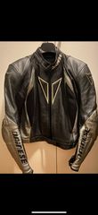 Δερμάτινη στολή DAINESE/δερμάτινα γάντια DAINESE/knee sliders DAINESE