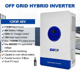 Υβριδικό Inverter MPPT 12KW με WiFi