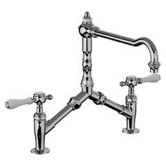 Horus Julia Victoria Julia Victoria Classic Collection - 2-hole Kitchen Mixer / Adjustable Centers / No Waste - Chrome 19.121-CH