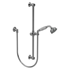 Horus Anthea Classic Collection - Wall Shower Set with Rail, Flexible Hose and Handspray - Matt Nickel 06.532-NM