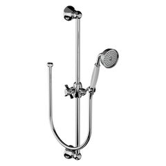 Horus Coventry Classic Collection - Wall Shower Set with Handspray, Flexible, Brass Rail - Polished Nickel 28.542-NB