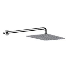 Horus Nouvelle Vague “part of Contemporary Collection - Rectangular Stainless Steel Shower Head Wall Mounting - Chrome 40.537-CH