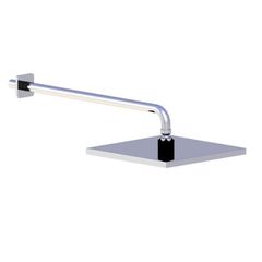 Horus Naja Contemporary Collection - Stainless Steel Shower Head 250 X 250 Mm, Thickness 14 Mm - Matt Black 43.537-NO