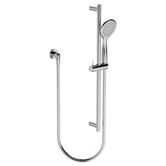 Horus Naja Contemporary Collection - Wall Shower Set with Rail, Flexible Hose and Handspray - Metal Gun 48.532-CF