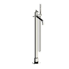 Horus Minoé Contemporary Collection - Complete Exposed Thermostatic Wall Bath-shower Mixer - Satin Brass 49.799-LS