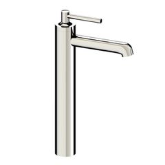 Horus Minoé Contemporary Collection - Single Lever Basin Mixer - Extended Version, with up and down Drain - Satin Brass 47.719-LS