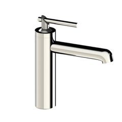 Horus Minoé Contemporary Collection - Single Lever Basin Mixer - with Drain Valve with Cover - Satin Brass 49.709-LS