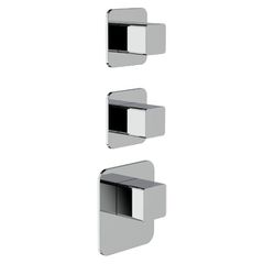 Horus Echo Equinox316 Collection - Trim for Thermostatic Mixer - Satin Brass 43.522-LS