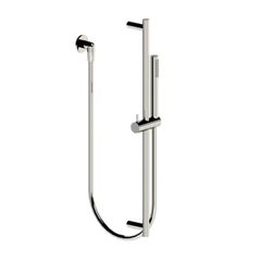 Horus Minoé Contemporary Collection - Wall Shower Set with Rail, Flexible Hose and Handspray - Chrome 47.532-CH