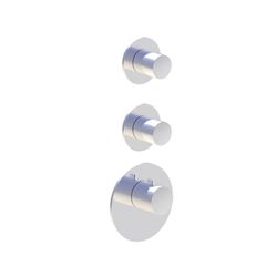 Horus Minoé Contemporary Collection - Trim for Thermostatic Mixer - Satin Brass 47.522-LS