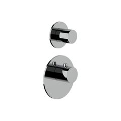 Horus Minoé Contemporary Collection - Trim for Thermostatic Mixer - Satin Brass 47.521-LS