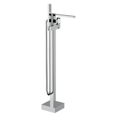 Horus Philae Equinox316 Collection - Complete Mixer + Pipe for Free Standing Bath - Satin Brass 80.798.E2-LS