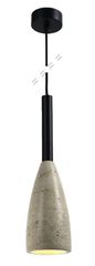 InLight Κρεμαστό φωτιστικό γκρι από travertine marble 1XΕ27 D:10 x 35cm 4091