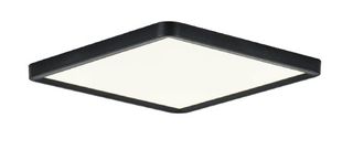 InLight Πλαφονιέρα οροφής LED 40W 3CCT by switch on base από μαύρο μέταλλο D:50cm 42045-Black