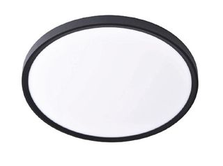 Πλαφονιέρα οροφής LED 60W 3CCT by switch on base σε μαύρη απόχρωση D:75x2,5cm 42036-AA-Black