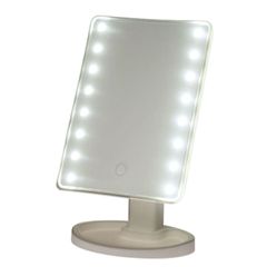 Καθρέπτης Μακιγιάζ PP με LED Φωτισμό 16.3x11.5x26.5cm White MRShome DF-0031000