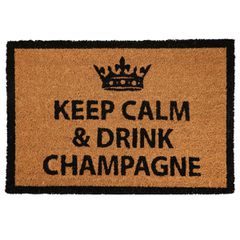 Πατάκι Εισόδου 40x60cm ''KEEP CALM & DRINK CHAMPAGNE'' MRShome DF-0007003